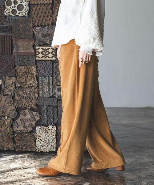 niko and...（ニコアンド）の「シティーパイルイージーパンツ（その他パンツ・レディース・グレー/ネイビー/オレンジ/モカ/グリーン/ライトグレー・FREE）」の6枚目の写真