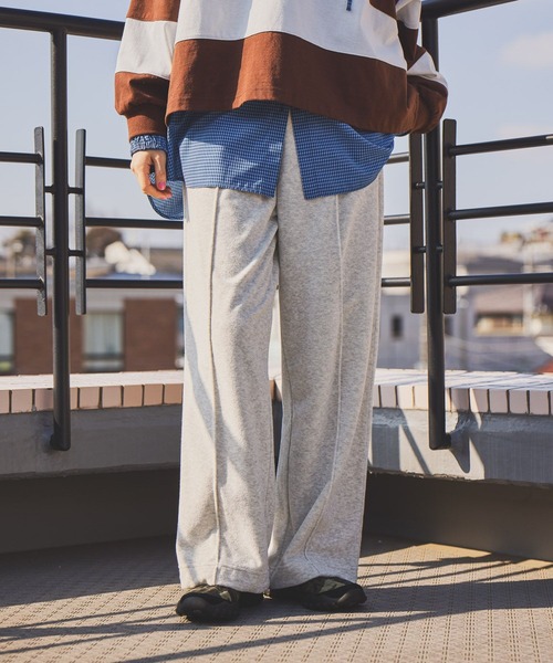 niko and...（ニコアンド）の「シティーパイルイージーパンツ（その他パンツ・レディース・グレー/ネイビー/オレンジ/モカ/グリーン/ライトグレー・FREE）」の2枚目の写真