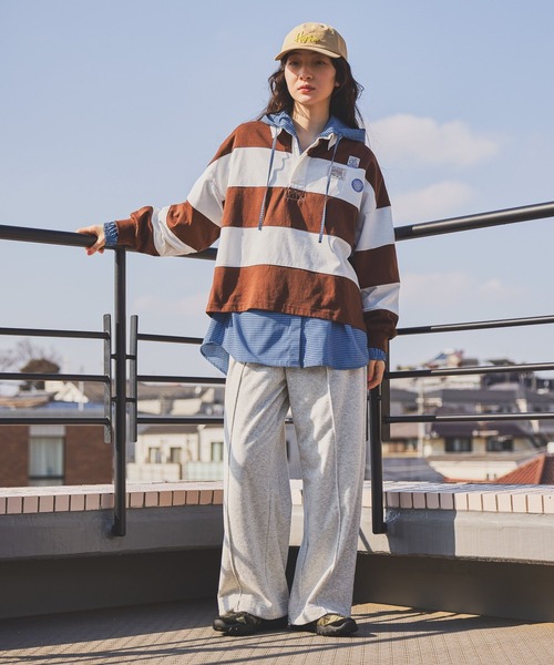 niko and...（ニコアンド）の「シティーパイルイージーパンツ（その他パンツ・レディース・グレー/ネイビー/オレンジ/モカ/グリーン/ライトグレー・FREE）」の7枚目の写真