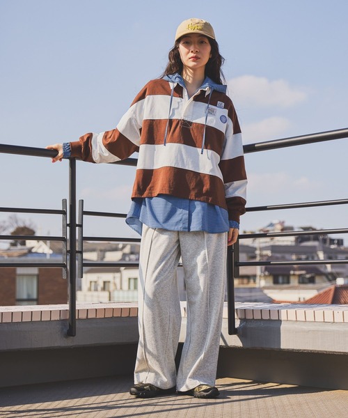 niko and...（ニコアンド）の「シティーパイルイージーパンツ（その他パンツ・レディース・グレー/ネイビー/オレンジ/モカ/グリーン/ライトグレー・FREE）」の8枚目の写真