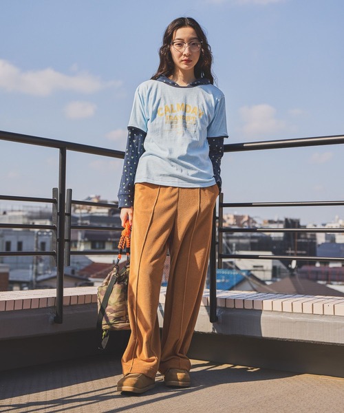 niko and...（ニコアンド）の「シティーパイルイージーパンツ（その他パンツ・レディース・グレー/ネイビー/オレンジ/モカ/グリーン/ライトグレー・FREE）」の14枚目の写真