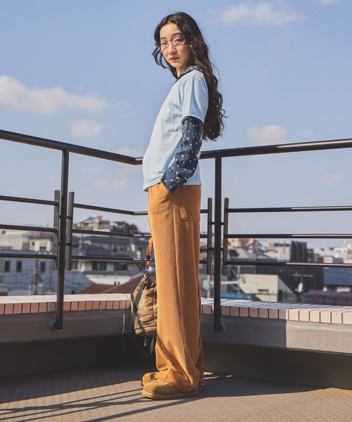 niko and...（ニコアンド）の「シティーパイルイージーパンツ（その他パンツ・レディース・グレー/ネイビー/オレンジ/モカ/グリーン/ライトグレー・FREE）」の15枚目の写真