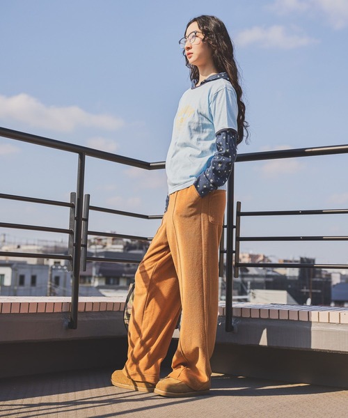 niko and...（ニコアンド）の「シティーパイルイージーパンツ（その他パンツ・レディース・グレー/ネイビー/オレンジ/モカ/グリーン/ライトグレー・FREE）」の16枚目の写真