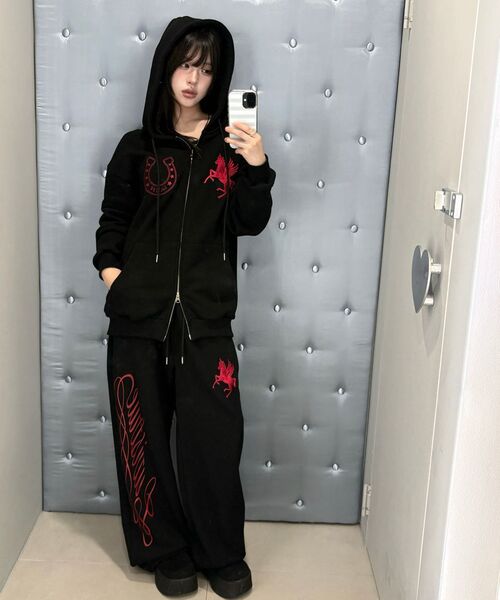 LUVISTRUE(ラヴイズトゥルー)の「EL UNICORN HOOD ZIP UP(GRAY)(パーカー・レディース・その他・FREE)」の8枚目の写真
