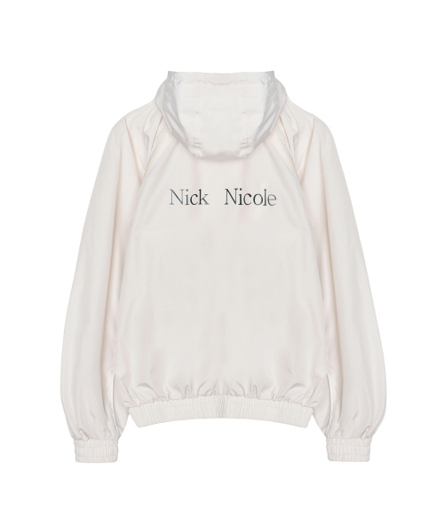 NICK&NICOLE(ニックアンドニコール)の「HOOD WIND ZIP-UP JACKET_CREAM(ブルゾン・レディース・その他・FREE)」の4枚目の写真