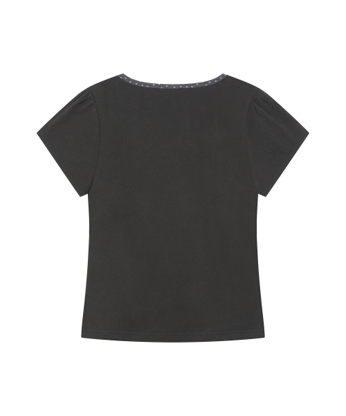 BAUF（バウフ）の「スターパフドスリムフィットTシャツ[チャコール]（Tシャツ/カットソー・レディース・その他・FREE）」の7枚目の写真