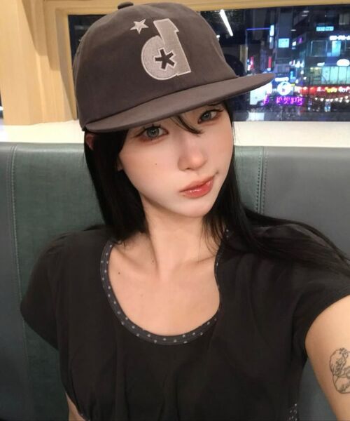 BAUF（バウフ）の「スターパフドスリムフィットTシャツ[チャコール]（Tシャツ/カットソー・レディース・その他・FREE）」の12枚目の写真