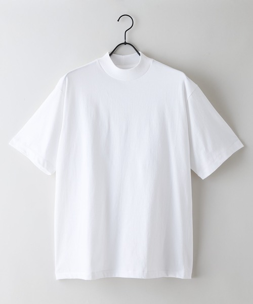 HANES(ヘインズ)の「【HANES/ヘインズ】【タグレス・丸胴】Hanes モックネック リラックスTシャツ アメリカ綿100% サステナブル ストレスフリー(Tシャツ/カットソー・メンズ・ブラック/ホワイト・SMALL/MEDIUM/LARGE/X-LARGE)」の6枚目の写真