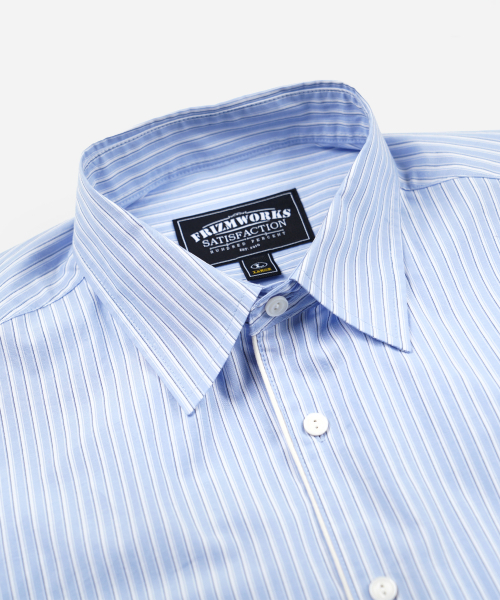 FRIZMWORKS（フリズムワークス）の「STRIPE PAJAMA SHIRT _ BLUE（シャツ/ブラウス・メンズ・その他・SMALL/MEDIUM/LARGE/X-LARGE）」の3枚目の写真