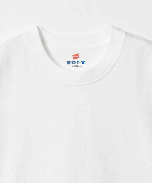 HANES(ヘインズ)の「【別注】 <Hanes> ビーフィー Tシャツ(Tシャツ/カットソー・メンズ・ダークグレー/ホワイト/ライトグレー/ライトブルー/ブラック・S/XL/M/L)」の8枚目の写真