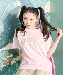 LOVETOXIC（ラブトキシック）の「【秒かわトップス】【GOODPRICE】【綿100%】カレッジフラワー半袖T（Tシャツ/カットソー）」