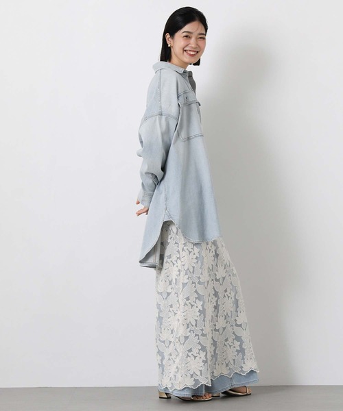 Gready Brilliant（グレディブリリアン）の「チュール刺繍レースキャミ（ワンピース・レディース・アイボリー/ブラック・FREE）」の14枚目の写真