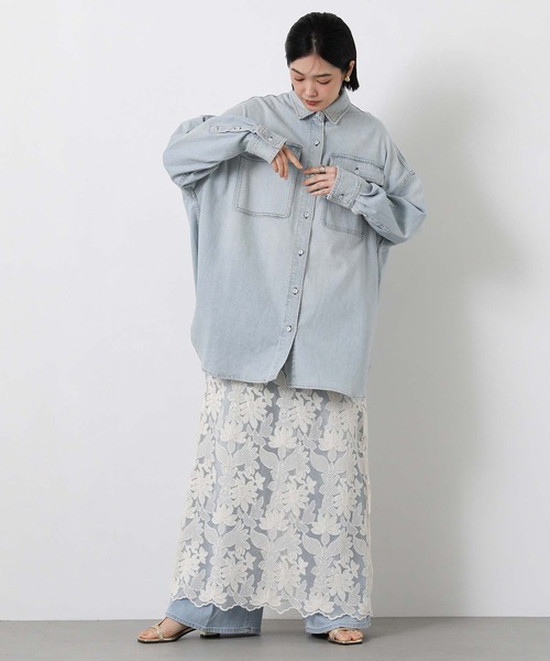 Gready Brilliant（グレディブリリアン）の「チュール刺繍レースキャミ（ワンピース・レディース・アイボリー/ブラック・FREE）」の16枚目の写真