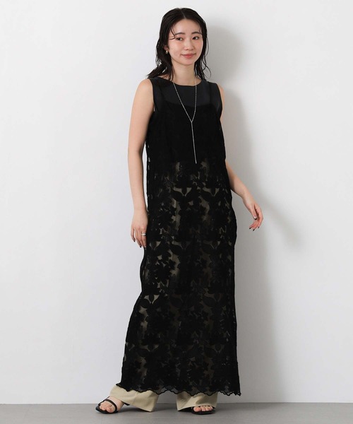 Gready Brilliant（グレディブリリアン）の「チュール刺繍レースキャミ（ワンピース・レディース・アイボリー/ブラック・FREE）」の17枚目の写真