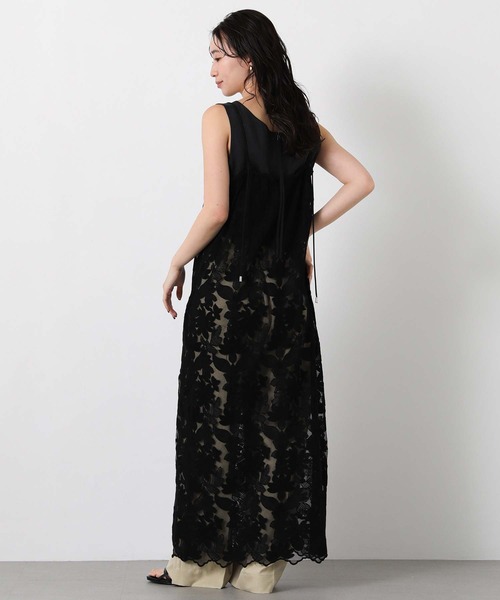 Gready Brilliant（グレディブリリアン）の「チュール刺繍レースキャミ（ワンピース・レディース・アイボリー/ブラック・FREE）」の19枚目の写真