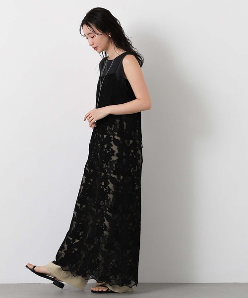 Gready Brilliant（グレディブリリアン）の「チュール刺繍レースキャミ（ワンピース・レディース・アイボリー/ブラック・FREE）」の20枚目の写真