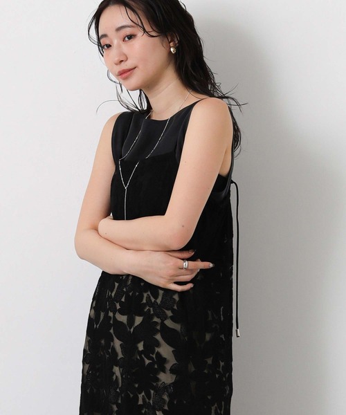 Gready Brilliant（グレディブリリアン）の「チュール刺繍レースキャミ（ワンピース・レディース・アイボリー/ブラック・FREE）」の22枚目の写真