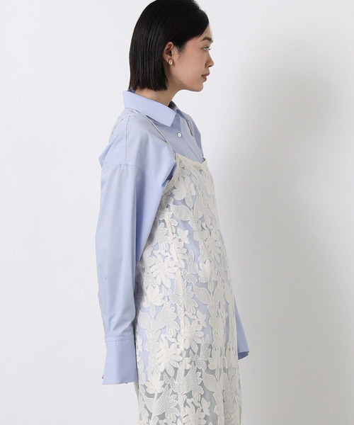 Gready Brilliant（グレディブリリアン）の「チュール刺繍レースキャミ（ワンピース・レディース・アイボリー/ブラック・FREE）」の8枚目の写真