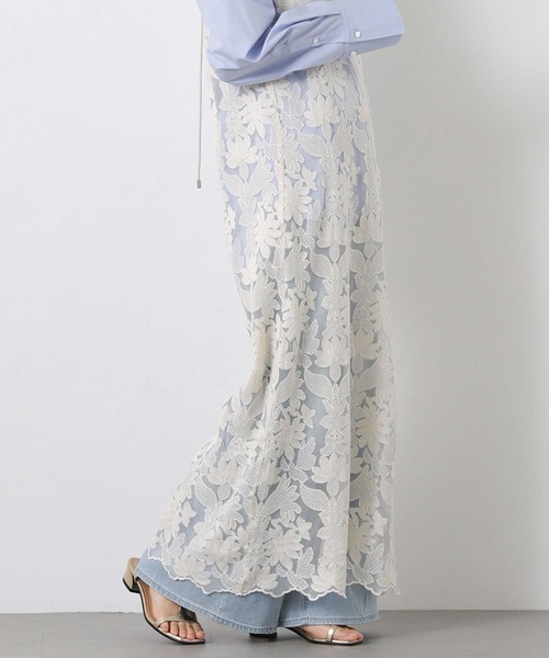 Gready Brilliant（グレディブリリアン）の「チュール刺繍レースキャミ（ワンピース・レディース・アイボリー/ブラック・FREE）」の11枚目の写真