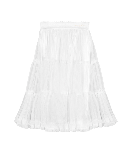 NICK&NICOLE(ニックアンドニコール)の「TULLE VOLUME SKIRT_WHITE(スカート・レディース・その他・FREE)」の4枚目の写真
