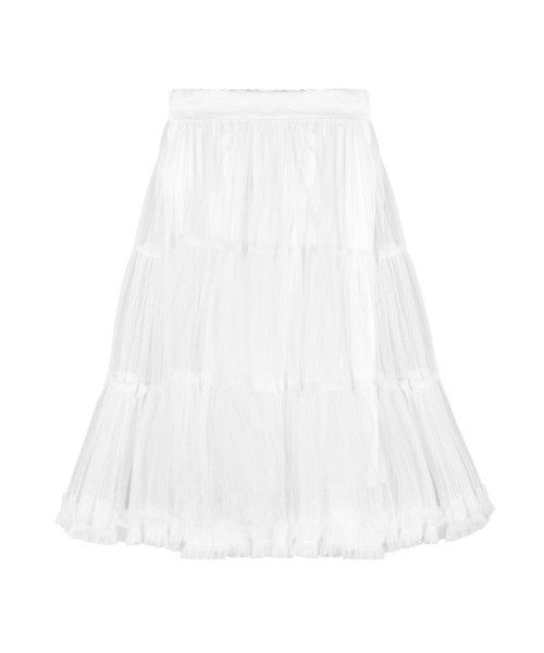 NICK&NICOLE(ニックアンドニコール)の「TULLE VOLUME SKIRT_WHITE(スカート・レディース・その他・FREE)」の5枚目の写真