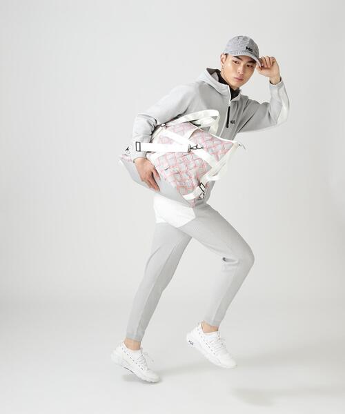 PEARLY GATES(パーリーゲイツ)の「【PGG】【直営店舗&公式オンライン限定】イントレチャートビッグトート (UNISEX)(トートバッグ・レディース・グレー/ダークブルー・FREE)」の4枚目の写真