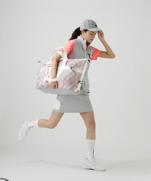 PEARLY GATES(パーリーゲイツ)の「【PGG】【直営店舗&公式オンライン限定】イントレチャートビッグトート (UNISEX)(トートバッグ・レディース・グレー/ダークブルー・FREE)」の6枚目の写真