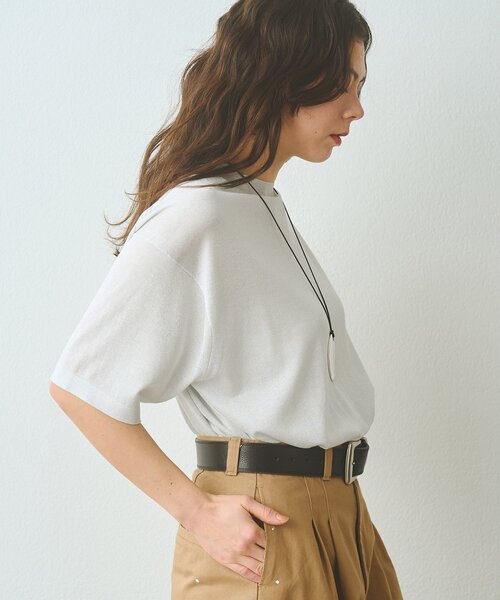 Whim Gazette（ウィムガゼット）の「ラメニットTEE（ニット/セーター・レディース・シルバー/ゴールド・FREE）」の19枚目の写真