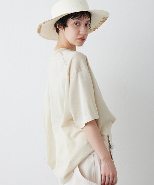 Whim Gazette（ウィムガゼット）の「ラメニットTEE（ニット/セーター・レディース・シルバー/ゴールド・FREE）」の3枚目の写真