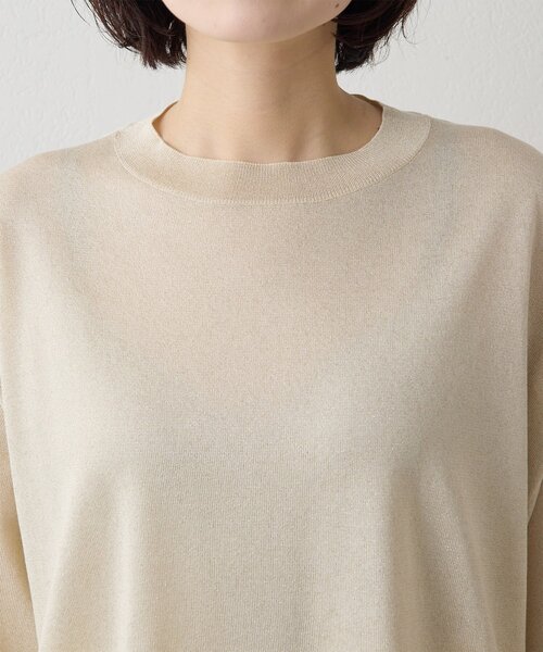 Whim Gazette（ウィムガゼット）の「ラメニットTEE（ニット/セーター・レディース・シルバー/ゴールド・FREE）」の8枚目の写真