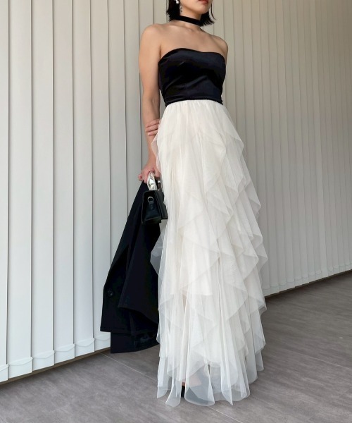 AMAIL（アマイル）の「Ethereal Tulle Dress（ドレス・レディース・アイボリー・FREE）」の8枚目の写真