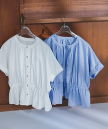 NATURAL BEAUTY BASIC | 【ちょうど、いい服】きゅっとふわっと。全部盛りブラウス(シャツ/ブラウス)