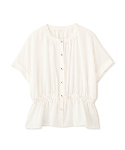 NATURAL BEAUTY BASIC（ナチュラルビューティーベーシック）の「【ちょうど、いい服】きゅっとふわっと。全部盛りブラウス（シャツ/ブラウス・レディース・ベージュ/ミント/オフホワイト/ブルー・FREE）」の14枚目の写真