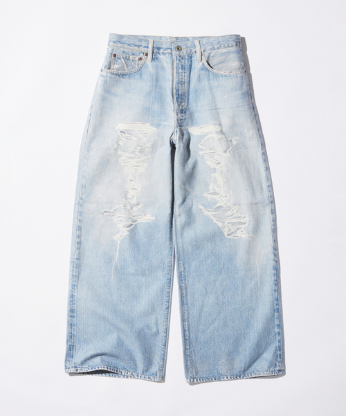 JOURNAL STANDARD（ジャーナルスタンダード）の「トランスファー デニム キャノン 5ポケ パンツ（デニムパンツ・メンズ・クリアブルー/コバルトブルー・LARGE/MEDIUM）」の2枚目の写真