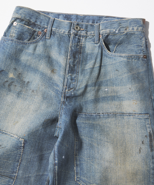 JOURNAL STANDARD（ジャーナルスタンダード）の「トランスファー デニム キャノン 5ポケ パンツ（デニムパンツ・メンズ・クリアブルー/コバルトブルー・LARGE/MEDIUM）」の4枚目の写真