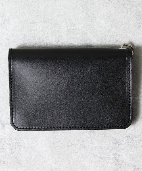 UNIVERSAL OVERALL(ユニバーサルオーバーオール)の「トラッカーウォレット ミドル 栃木レザー 日本製(財布・メンズ・ブラック・FREE)」の14枚目の写真