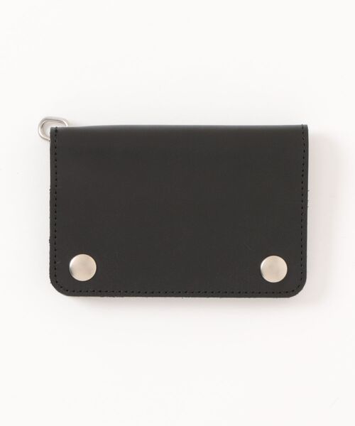 UNIVERSAL OVERALL(ユニバーサルオーバーオール)の「トラッカーウォレット ミドル 栃木レザー 日本製(財布・メンズ・ブラック・FREE)」の4枚目の写真