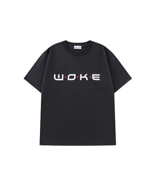 WOKE EDGE(ウォークエッジ)の「Tシャツ|Dot Star Tee|WOKE EDGE(Tシャツ/カットソー・メンズ・グリーン系カモフラージュ/スミクロ・LARGE/MEDIUM/SMALL/X-LARGE)」の1枚目の写真