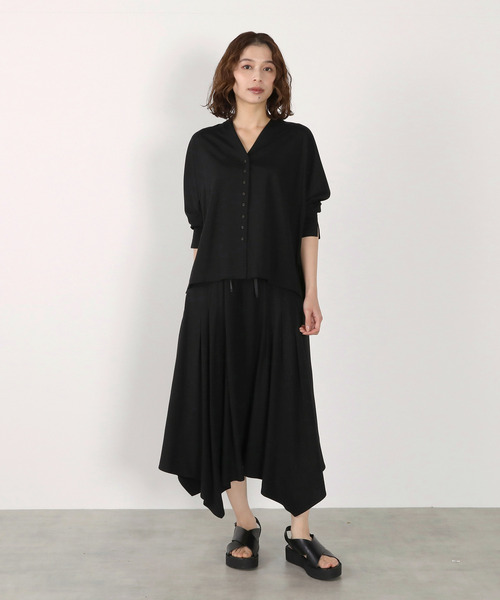 LOGEMENT DE CLAIRE(ロジュモンドクレール)の「【LOURMARIN】ハンカチーフヘムスカート(スカート・レディース・ブラウン系その他/カーキ/ブラック・FREE)」の19枚目の写真