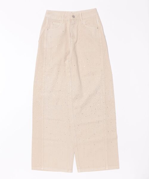 SpRay(スプレイ)の「トレンド感◎スタッズデザインバレルパンツ(その他パンツ・レディース・ベージュ/ホワイト・SMALL/MEDIUM)」の13枚目の写真