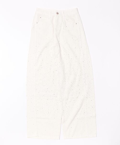 SpRay(スプレイ)の「トレンド感◎スタッズデザインバレルパンツ(その他パンツ・レディース・ベージュ/ホワイト・SMALL/MEDIUM)」の14枚目の写真
