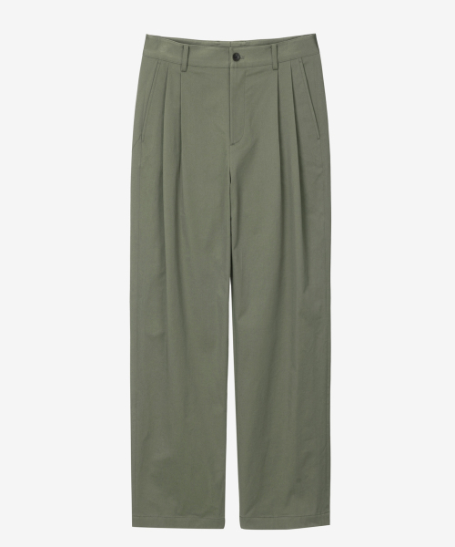 MINDBRIDGE（マインドブリッジ）の「ツーピンタックコットンパンツ - 3カラー MYPT31M2（その他パンツ・メンズ・ブラック/ベージュ/カーキ・32/30/29）」の6枚目の写真