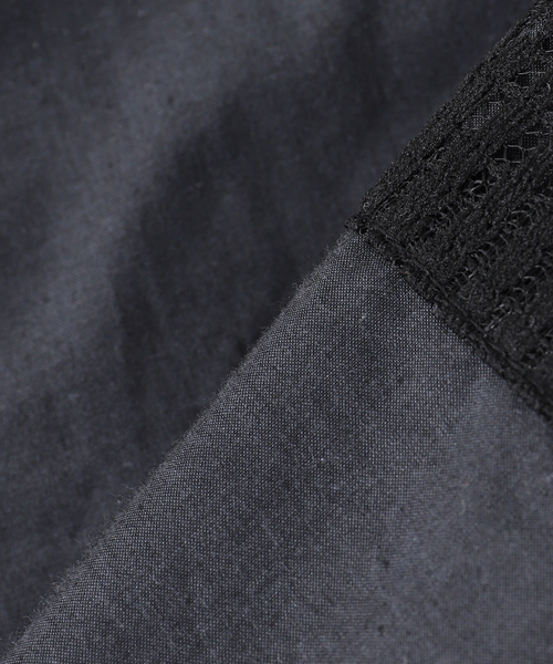 PULP/417EDIFICE（パルプフォーワンセブンエディフィス）の「JIAN YE / ジェンイェ LACE MONSTER HOOD（パーカー・メンズ・ネイビー/ホワイト系その他/ブラック・MEDIUM）」の5枚目の写真