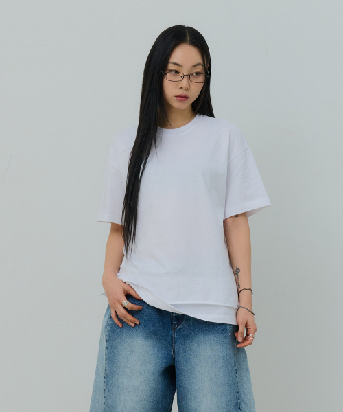 DESIRED(デシレッド)の「レイヤード半袖Tシャツ-FBSK5804D01(Tシャツ/カットソー・メンズ・ホワイト・MEDIUM/LARGE/X-LARGE)」の4枚目の写真