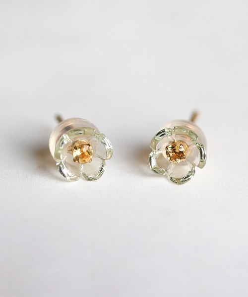 フラワーピアス | K10YG（ピアス（両耳用））｜cui-cui（キュイキュイ