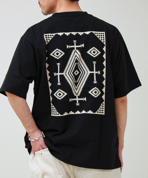 PENDLETON(ペンドルトン)の「【PENDLETON/ペンドルトン】Back Print Tee(Tシャツ/カットソー・メンズ・アイボリー/サックスブルー/ブラック/イエロー・M/L/XL)」の2枚目の写真