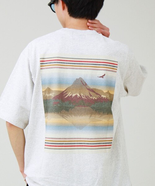 PENDLETON(ペンドルトン)の「【PENDLETON/ペンドルトン】Back Print Tee(Tシャツ/カットソー・メンズ・アイボリー/サックスブルー/ブラック/イエロー・M/L/XL)」の15枚目の写真