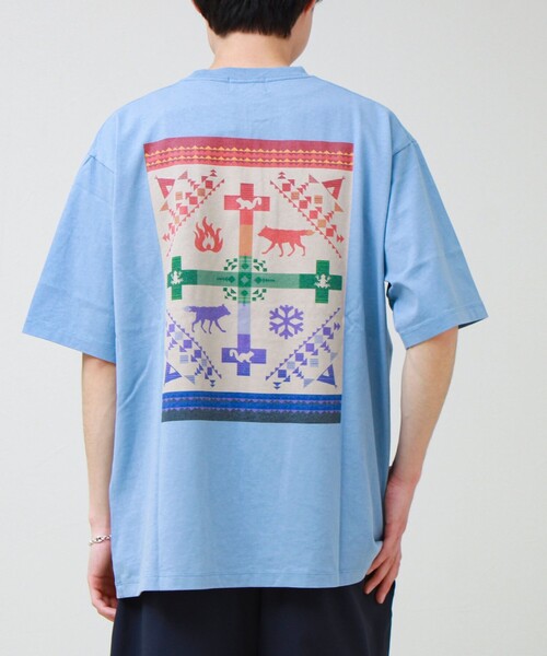 PENDLETON(ペンドルトン)の「【PENDLETON/ペンドルトン】Back Print Tee(Tシャツ/カットソー・メンズ・アイボリー/サックスブルー/ブラック/イエロー・M/L/XL)」の5枚目の写真