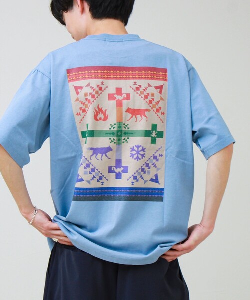 PENDLETON(ペンドルトン)の「【PENDLETON/ペンドルトン】Back Print Tee(Tシャツ/カットソー・メンズ・アイボリー/サックスブルー/ブラック/イエロー・M/L/XL)」の6枚目の写真