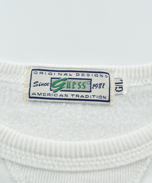 LABORATORY R(ラボラトリーアール)の「【USED】90’s GUESS ロゴ スウェット(スウェット・メンズ・ホワイト・LARGE)」の8枚目の写真